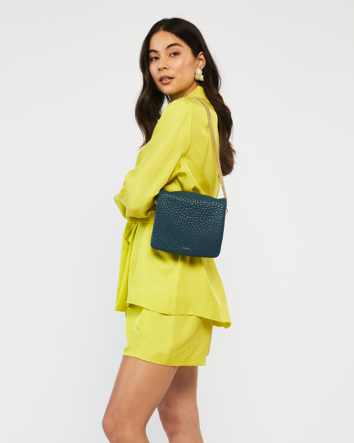Fox Crossbody Ocean Bubble